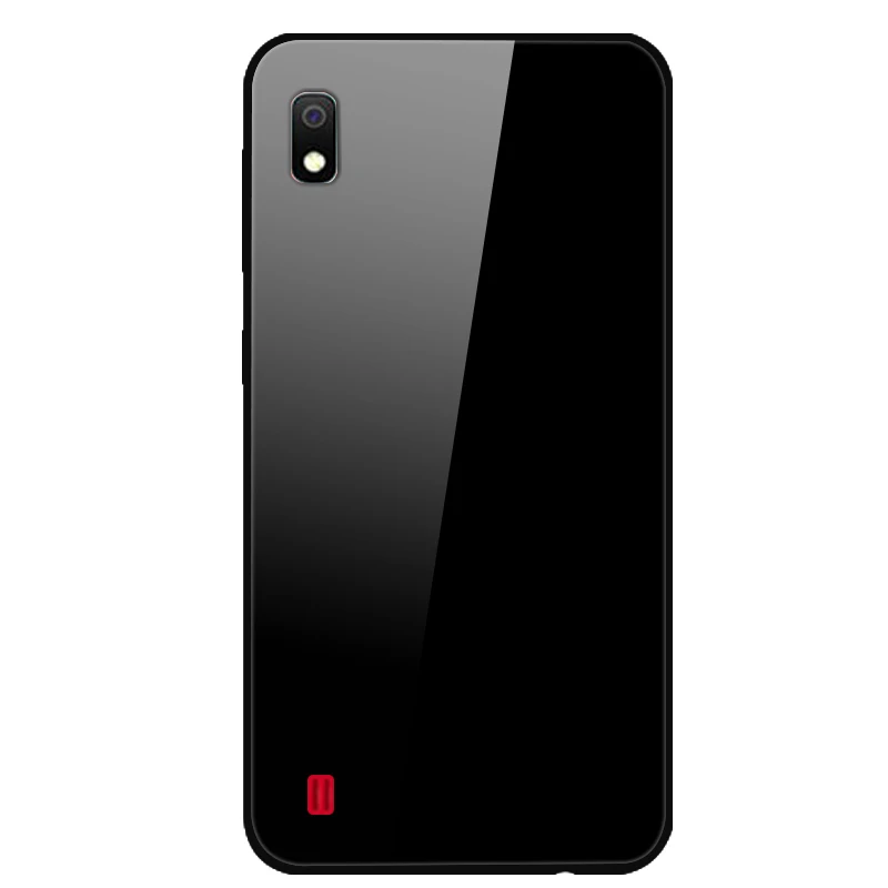 Для samsung A10 A20 A30 A50 A70 чехол из закаленного стекла с градиентом из мягкого ТПУ Рамка задняя крышка для Galaxy A 30 50 A50 10 PC пластик