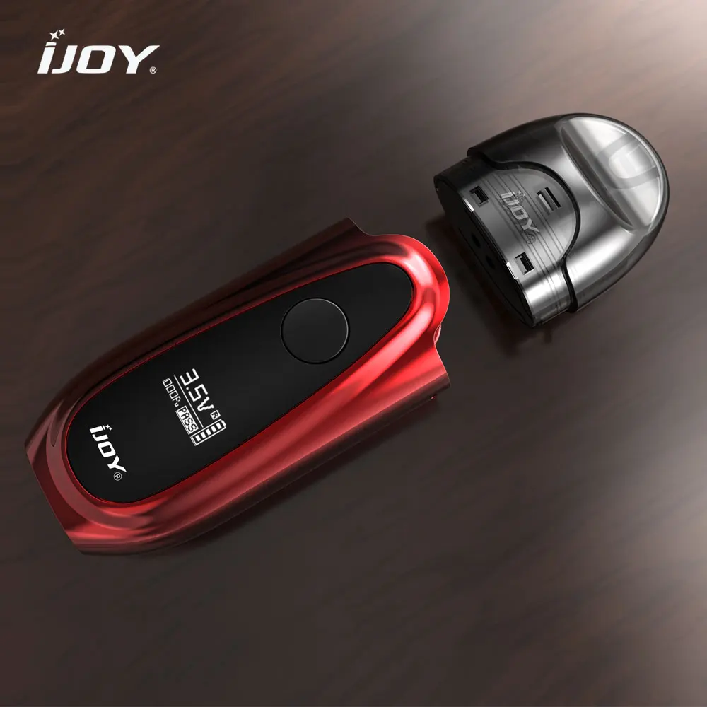 Оригинальный IJoy IVPC Pod Starter Kit 450 мАч OLED экран Стабильный 9 Вт 2 мл MTL картридж Vape