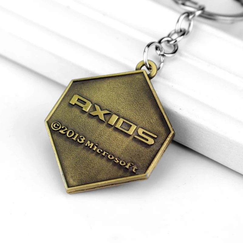 Мода игры серии Jewelry Halo 5 брелок автомобиль Spartan черный логотип подвеска Для
