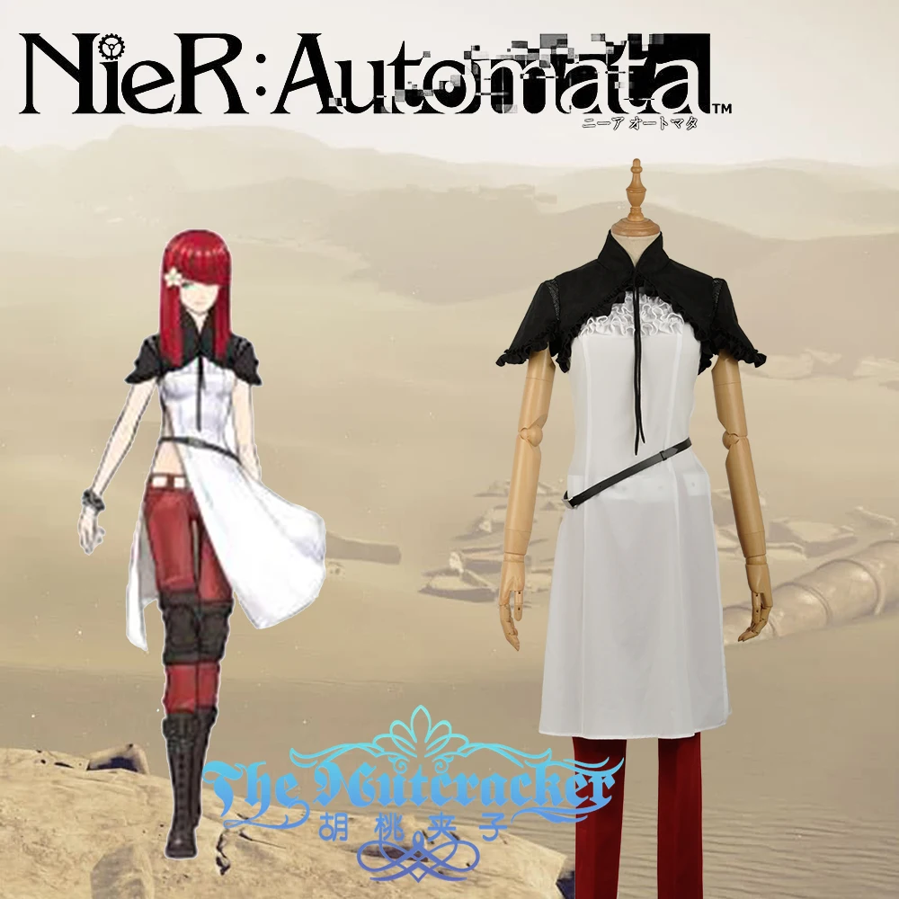 Игры NieR: Automata Devola/Popola костюмы для косплея на заказ сексуальная юбка без рукавов с