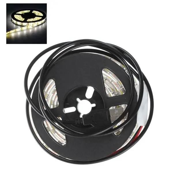 HOT-5050 RGB LED Light Strip Waterproof IP65 2M 60 Leds DC5V USB Cable Port for TV/ PC/ Laptop Background Warm white | Лампы и