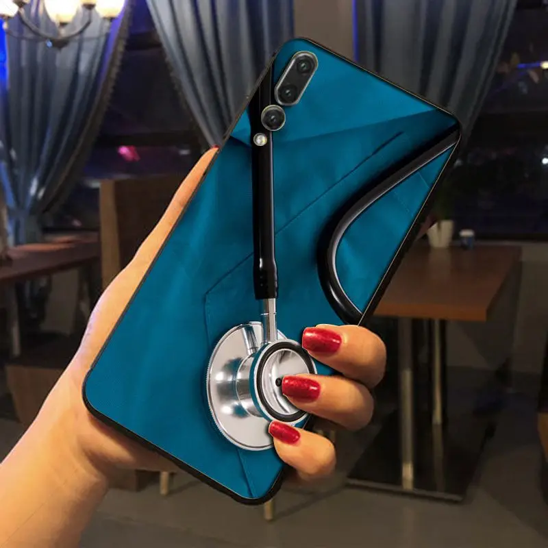 Yinuoda медицинская медицина здоровье сердце мультфильм чехол для телефона оболочка для huawei p20 pro p20lite honor 8x nova3i mate20pro coque