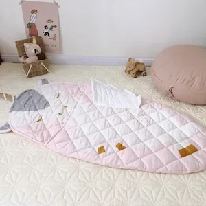 Unicorn 3D мультфильм Стёганое одеяло девочка мальчик Модный популярный Единорог крокодил, Акула Русалка астронавт дети спальный мешок - Цвет: Unicorn