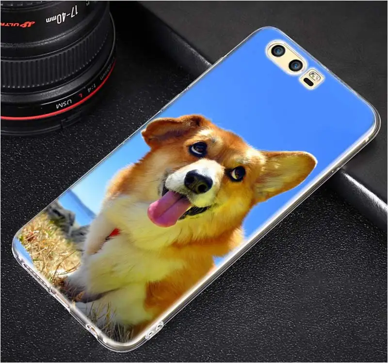 Силиконовый чехол для телефона с милой собачкой из материала Хаски для huawei P30 Lite P Smart Honor 7A 8 8A 8C 8X 10i Y5 Y6 Y7 Y9 Pro