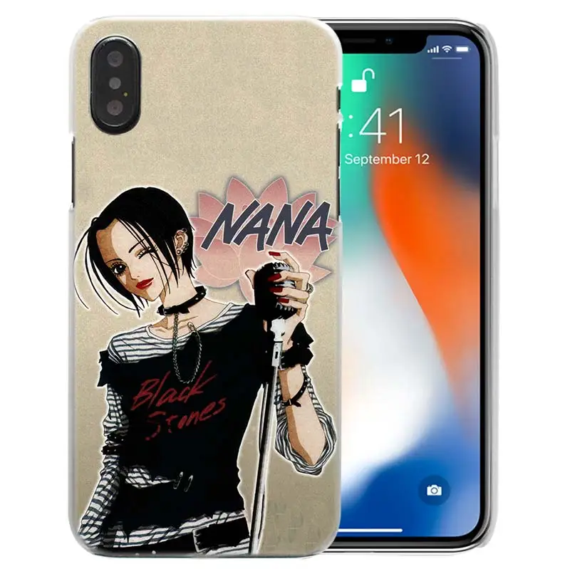 03 Чехол Nana аниме для iPhone XS Max XR X или 10 6 6S 7 7S 8 Plus 5S SE 5 4S 4 5C Жесткий пластиковый прозрачный PC Coque Capa чехол для телефона - Цвет: 03