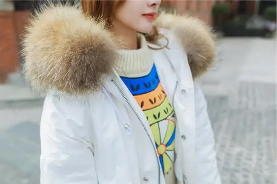 

New Winter Down Cotton Jacket Women Warm Coat 2018 High-quality Long Thick Hooded Coats Female Big Size Ms Cotton Trench Jacket