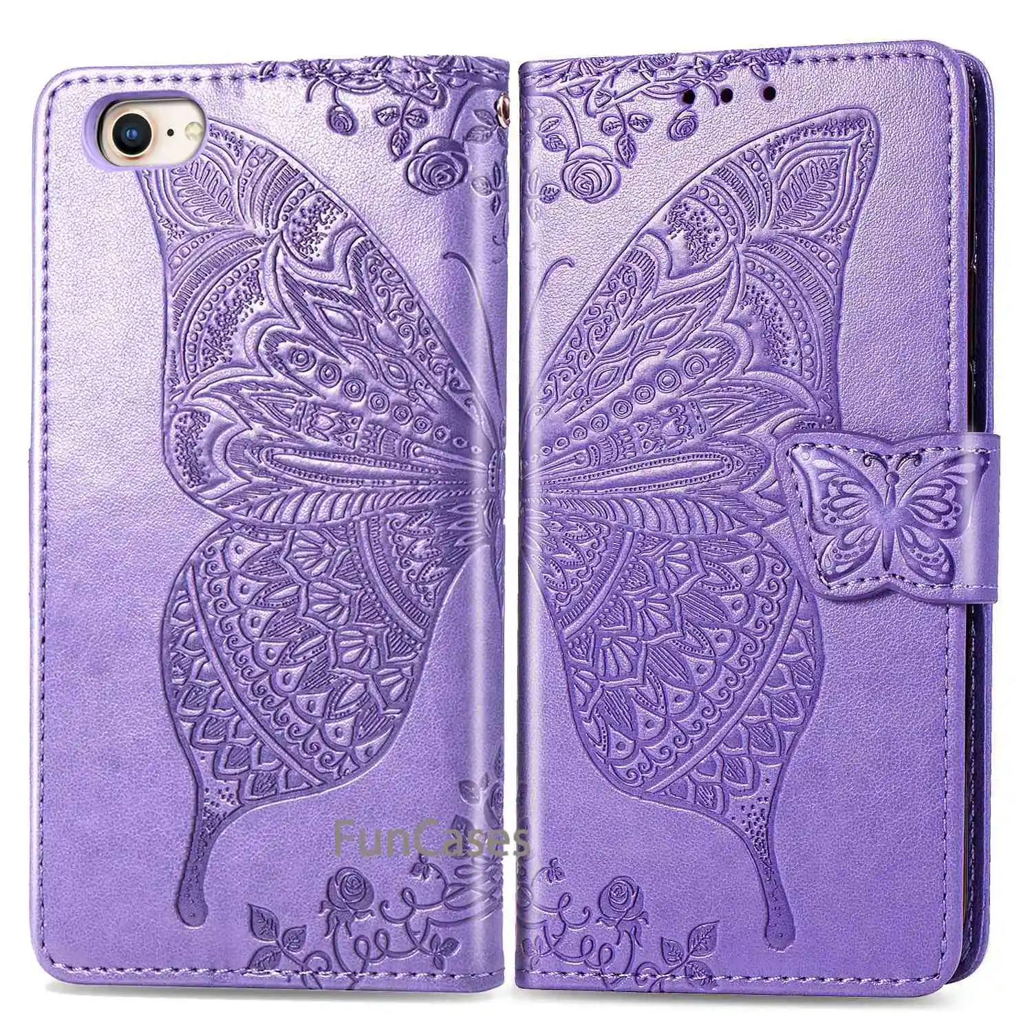 Модный кожаный флип-чехол из искусственной кожи для iphone 8 7 coque fundas держатель карт