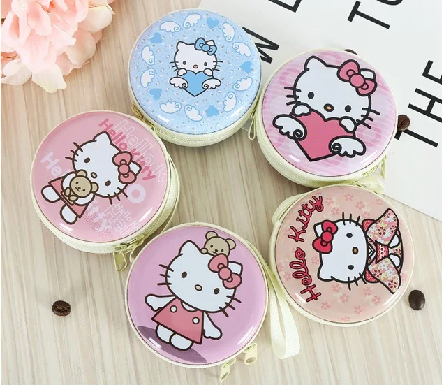 Сумка для хранения наушников чехол bluetooth коробка сумка hello kitty гарнитуры амбушюры