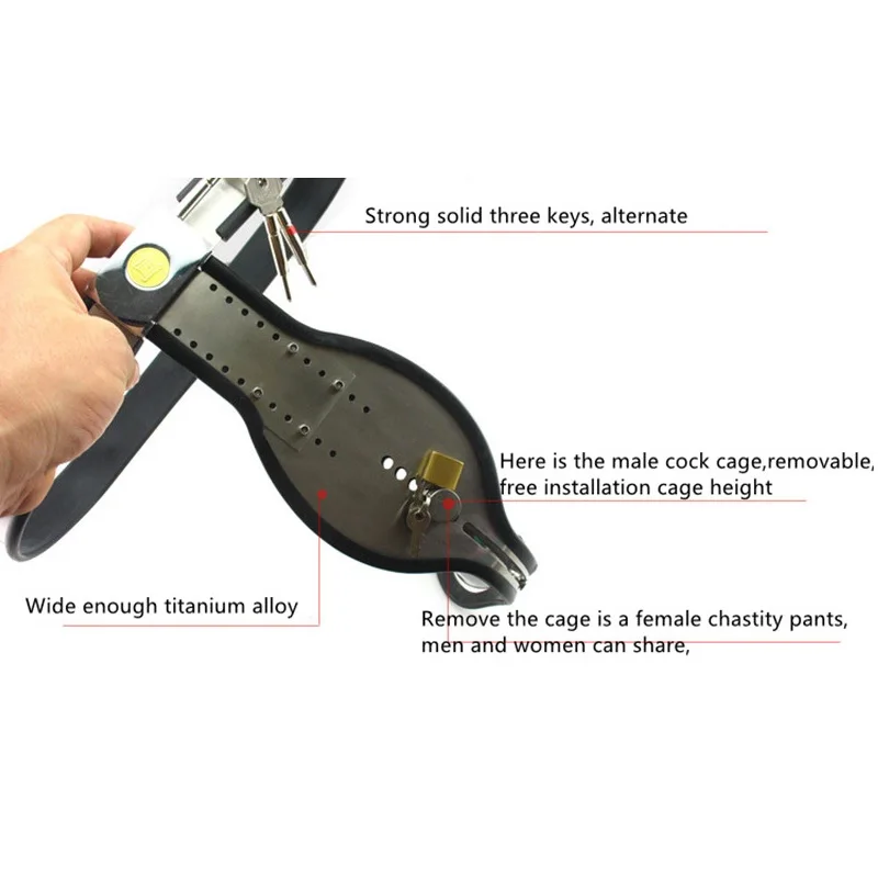 Пояс верности из нержавеющей стали T2 клетка для петуха БДСМ бондаж Фетиш