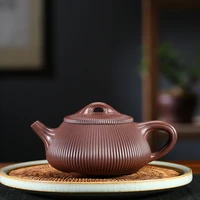 are recommended by famous shao meihua undressed ore purple clay jin wen stone gourd ladle pot of kung fu tea tea set