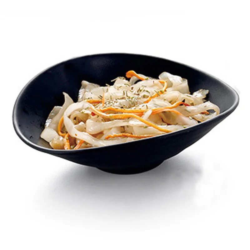 Искусственный фарфор морозный меламин посуда овальная чаша японский ресторан