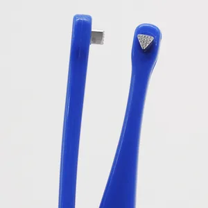 Стоматологическое кольцо Push Lift Autoclavable, пластиковая ручка, Ортодонтическая полоса, Seater Double Stick Elevator, стоматологическая клиника Blue