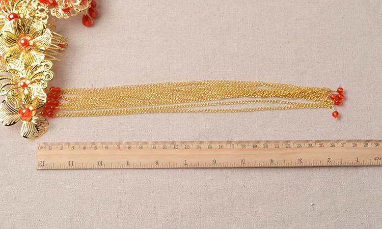 Мать Корона бижутерия ретро Китайский cheongsam напорного потока гребень украшен