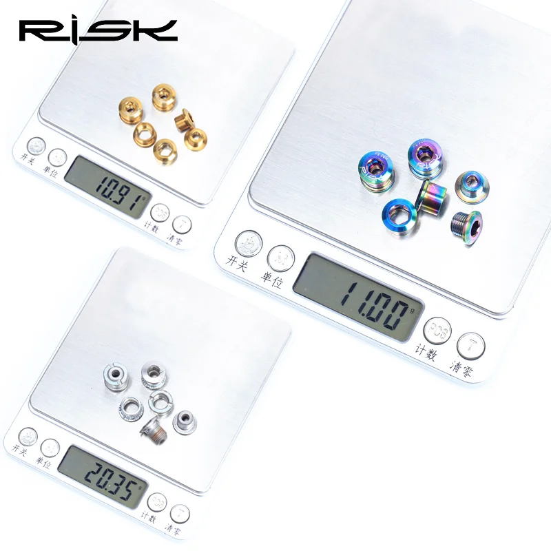 MTB Road Bike Titanium Single Ring Bolt Cycling Parts Bicycle Crank CNC Crankset Arm Screws Chain Wheel | Спорт и развлечения
