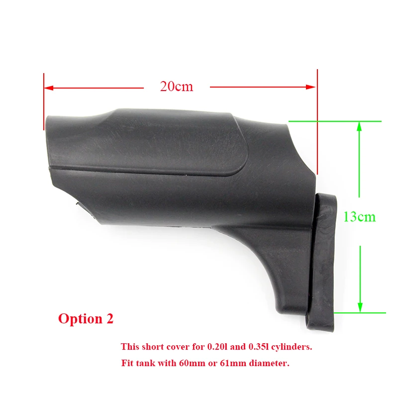 Защитный бак QUPB PCP для пейнтбольного оборудования пластиковая защитная крышка