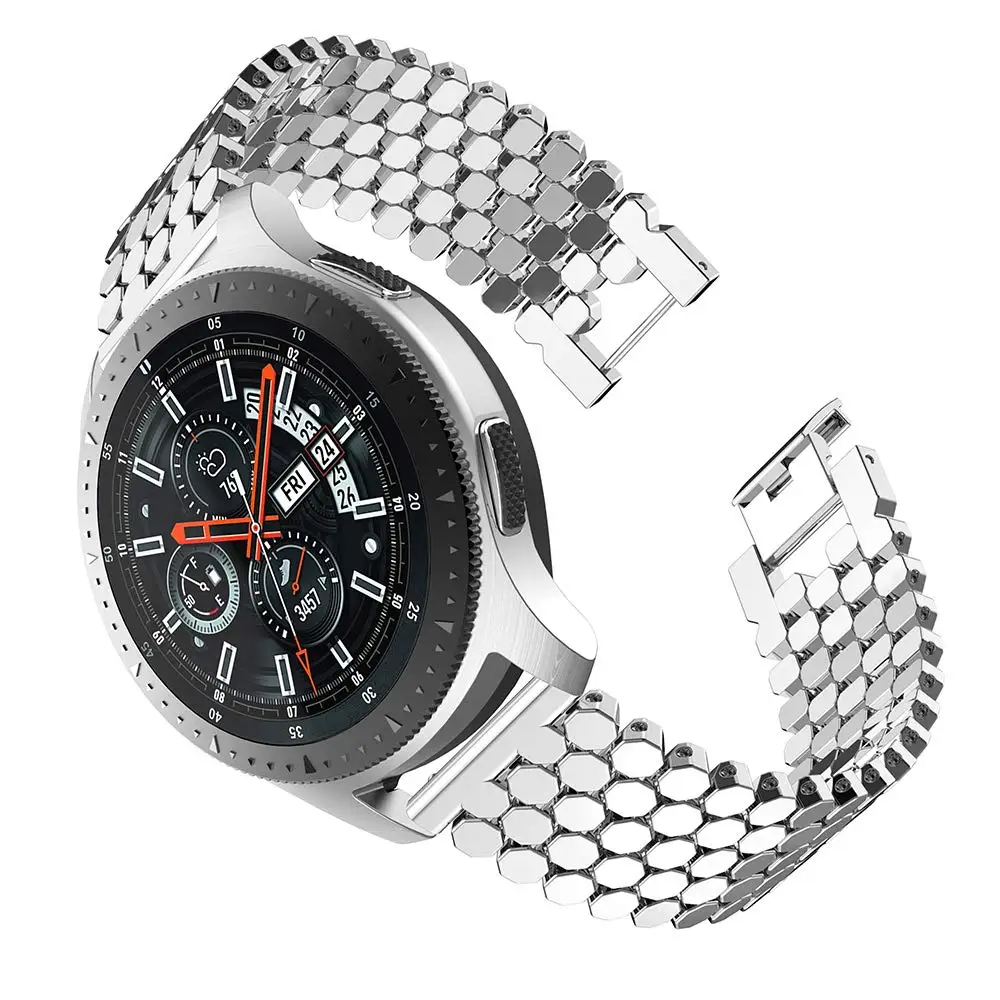 22 мм ремешок из нержавеющей стали+ быстросъемный ремешок для samsung Galaxy Watch 46 мм/gear S3 Classic/S3 Frontier watch band спортивный браслет