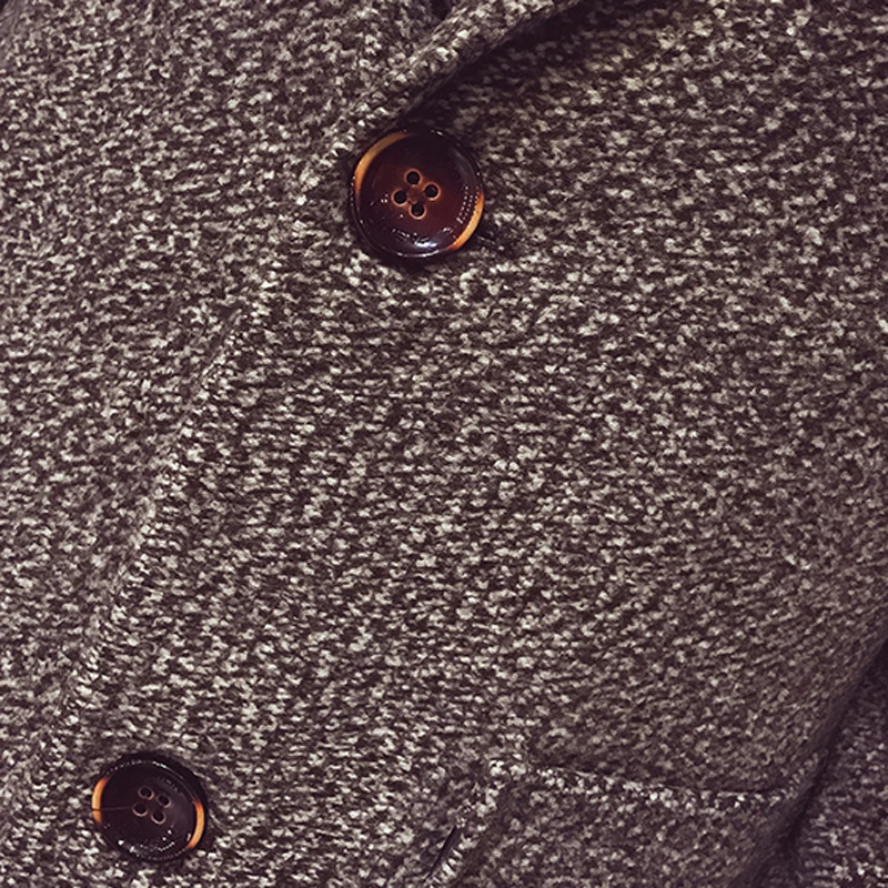 Новое поступление 2019 Стильное мужское шерстяное пальто модное свободное