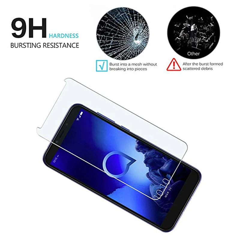 Закаленное стекло Alcatel 1 S 2019 5024D для 5024 5024Y 5024K Защитная пленка экрана чехол