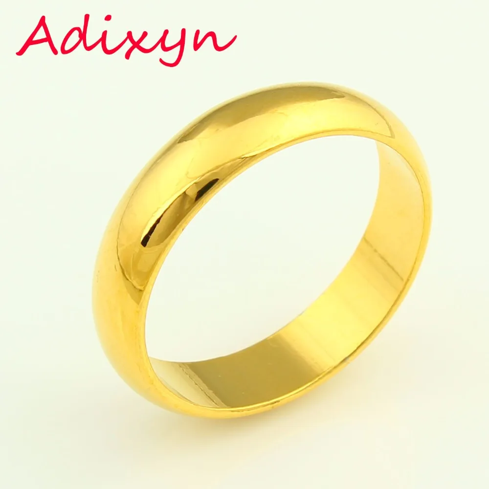 Эфиопское Золотое кольцо для мужчин и женщин подарок девочек. Золотой цвет