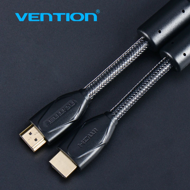 Vention HDMI адаптер кабель с магнитным кольцом 5 м 10 к 1080 P 3D 1 4 для PS3 HDTV ЖК проектор