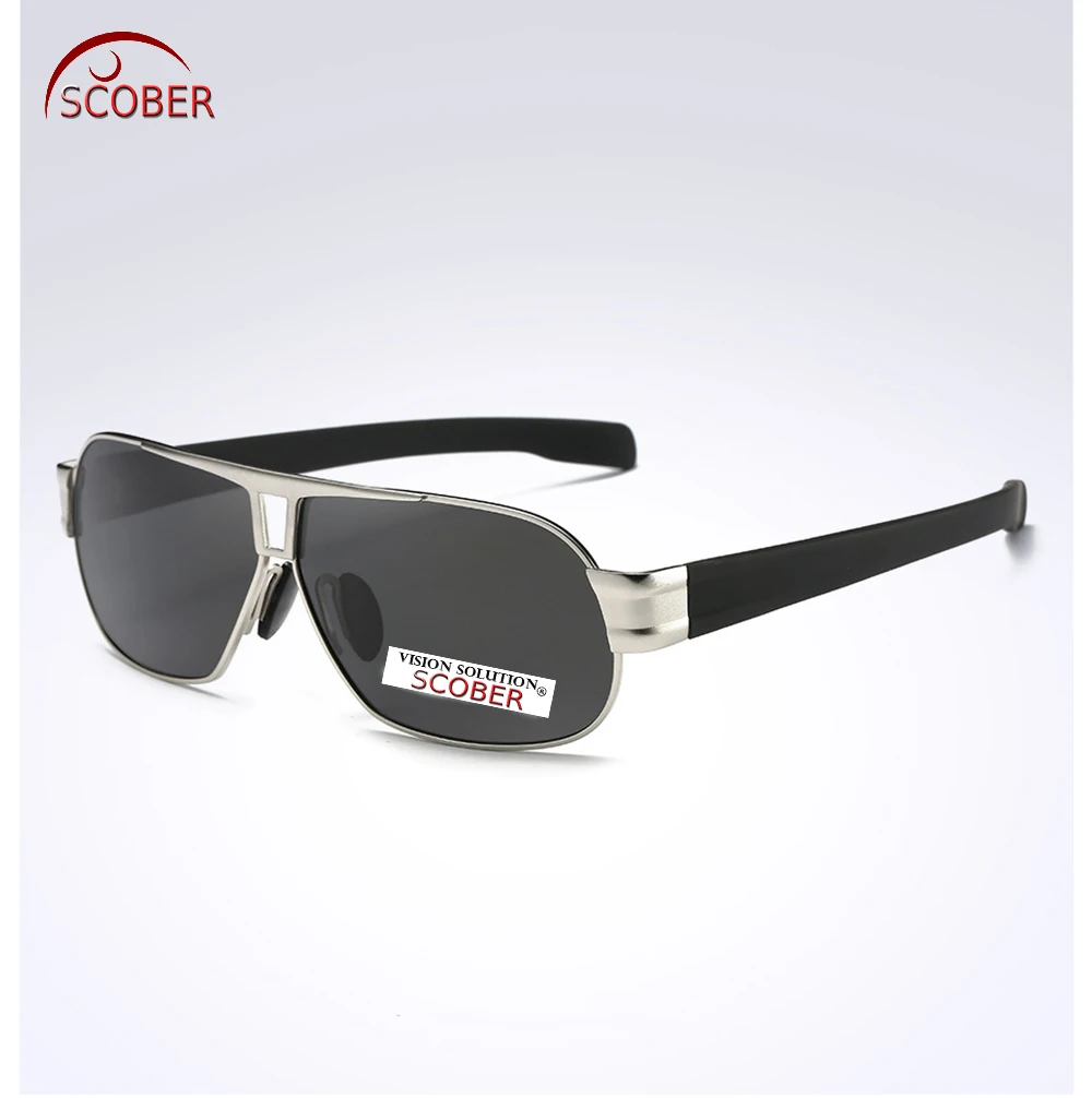 = SCOBER Для мужчин задняя покрытием поляризационные солнцезащитные очки для женщин