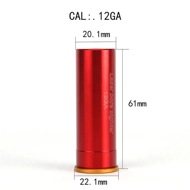 Красный охотничий красный лазер Boresighter CAL.308. 223 30-06 CAL7.62x39 7,62X54 12GA 20GA картридж Тактический Диаметр Sighter