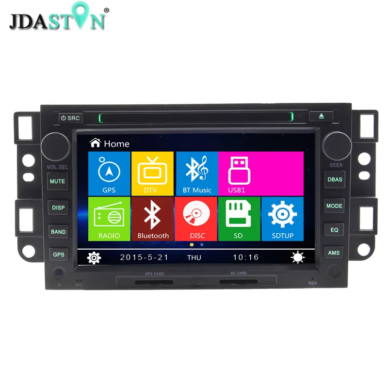 Автомобильный мультимедийный DVD плеер JDASTON 2 Din для Chevrolet Captiva Epica Lova с Bluetooth RDS радио