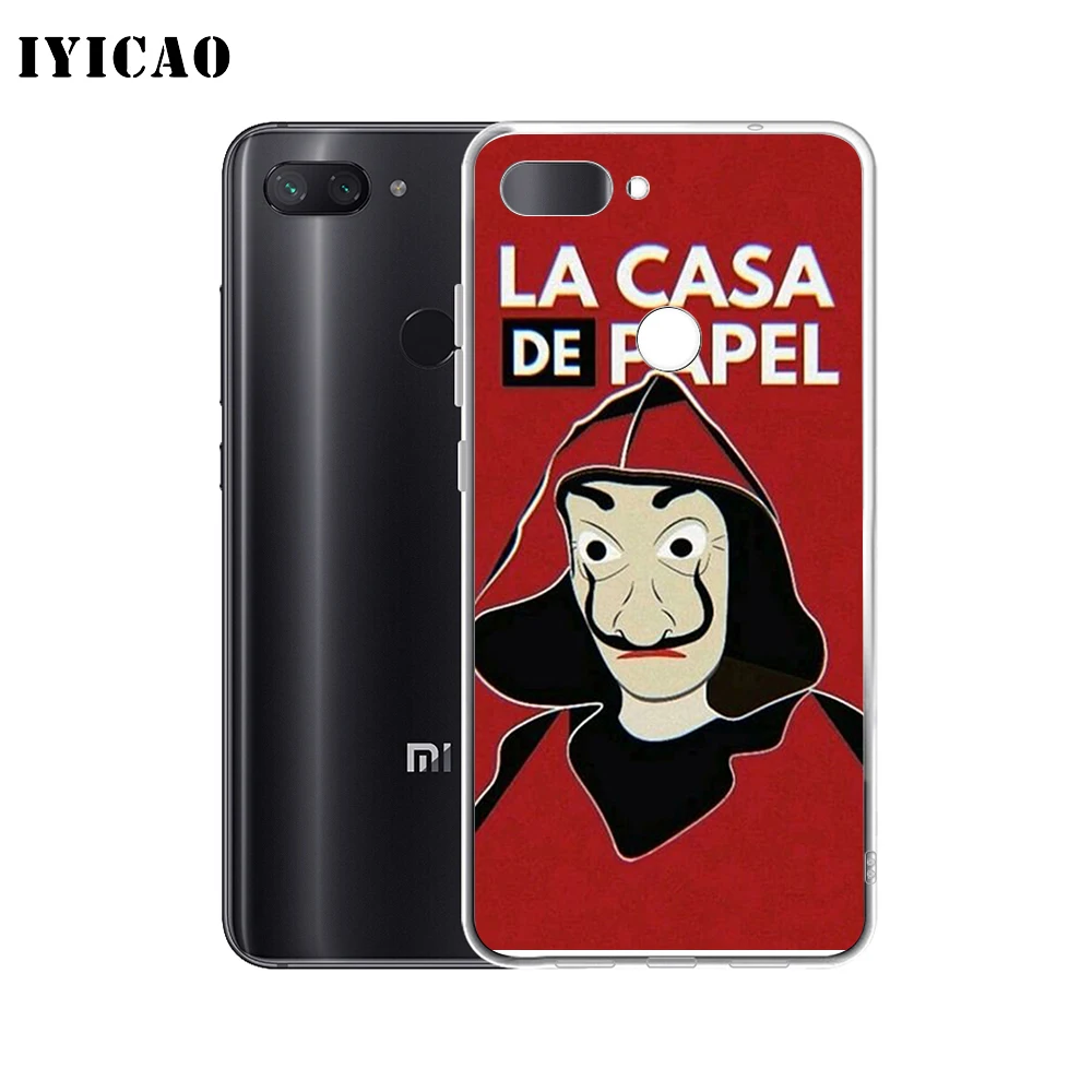 Мягкий силиконовый чехол для телефона IYICAO La Casa De Papel для Xiaomi Redmi 4A 5A 6A Note 7 6 5 Pro Plus Redmi 4X 5A Prime