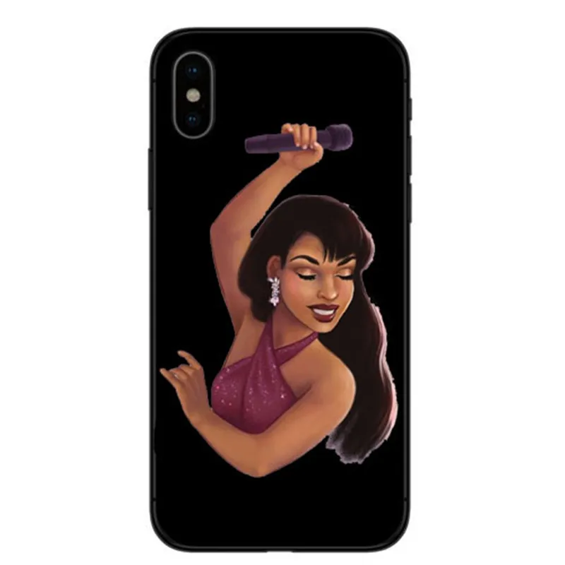TPU Топ латинский художник '90s Selena quintanilla Cliente Alta Qualidade чехол для телефона для iPhone 5 8 7 6 Plus 5 XR X XS MAX Coque - Цвет: TPU