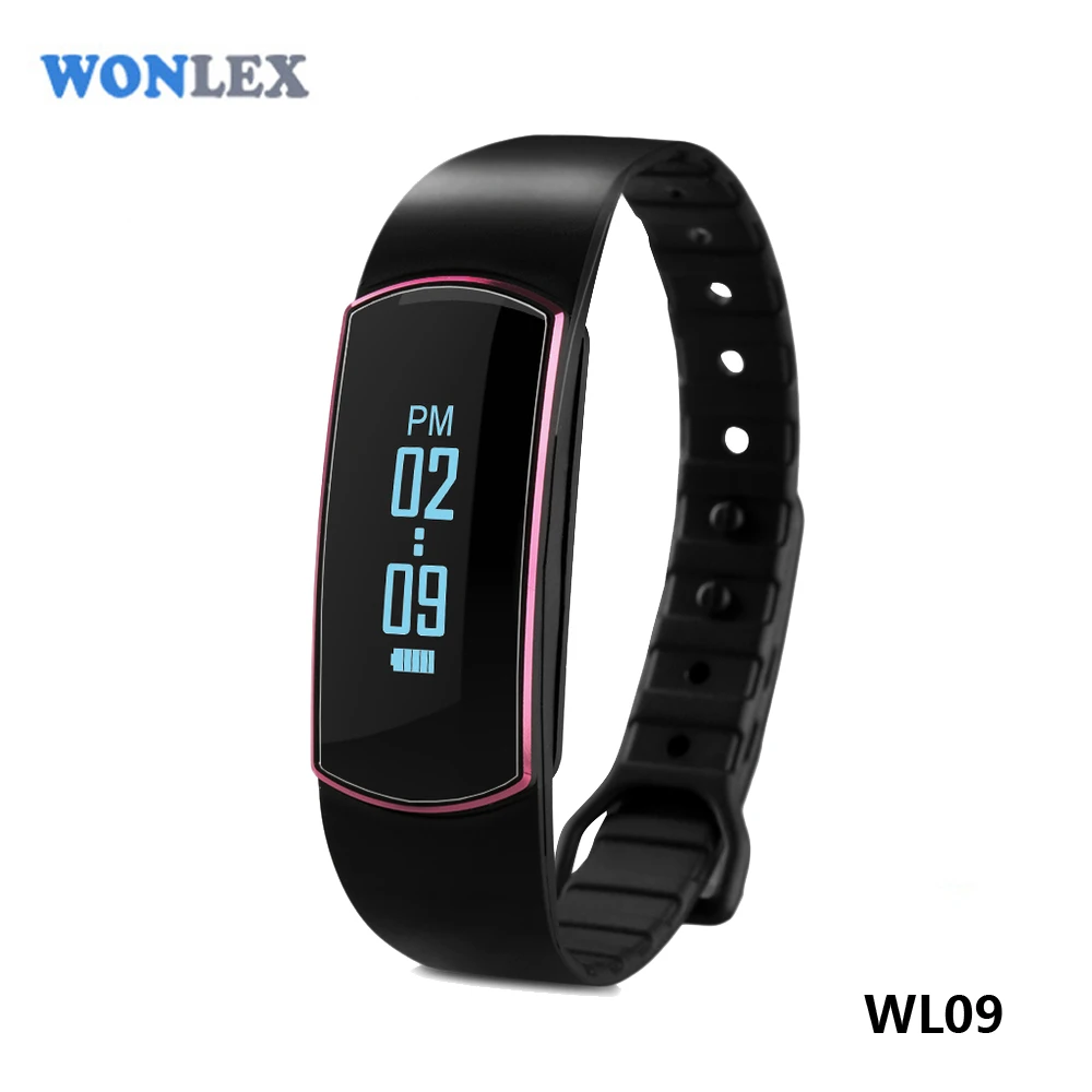 Wonlex WL09 Bluetooth браслет IP67 Водонепроницаемый телефонах Android для IOS Фитнес 0 86 OLED