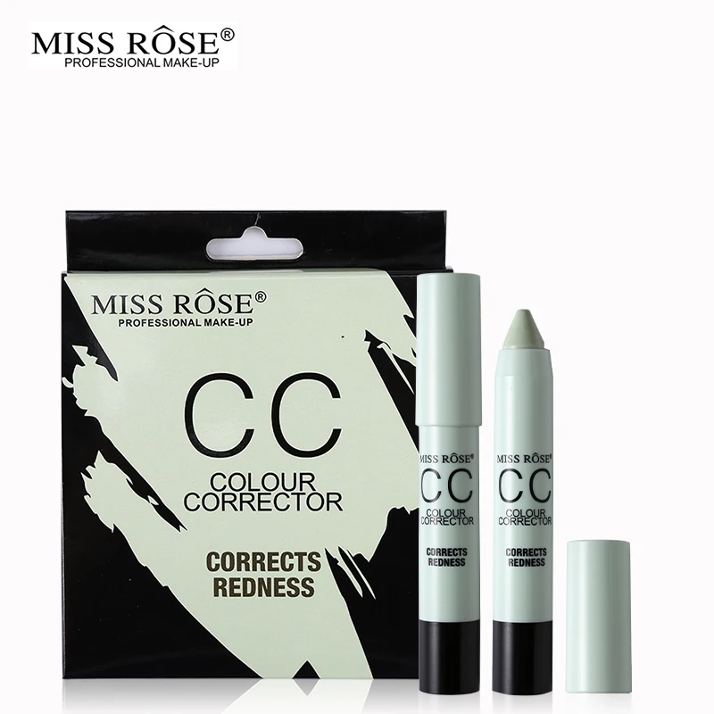 Miss Rose Крем-корректор, карандаш для глаз, основа для лица, макияж, полное покрытие, скрывает акне, покраснение, корректор, маркер карандаш, контур, Стик