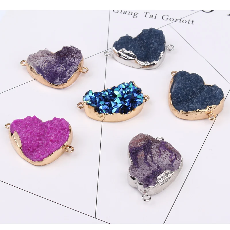 Серьги в форме сердца 1 шт. серьги подвески из смолы искусственный Агат ожерелье