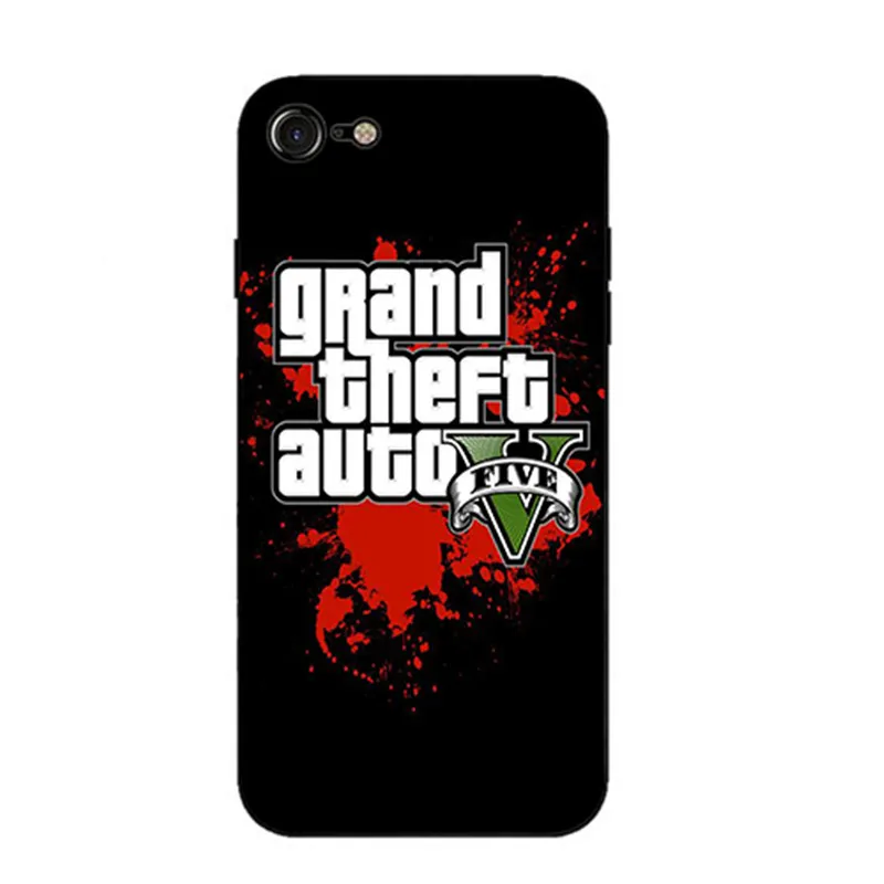 Rockstar gta 5 Grand Theft Авто жесткий и прозрачный чехол для телефона iphone 6 6s 7 8 plus X10 5S 4 4S s |