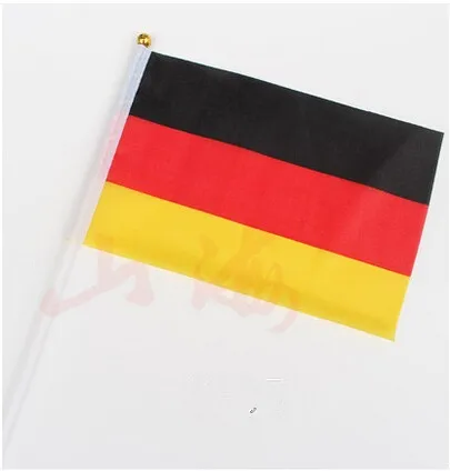 

14*21 см немецкий ручной сигнал Развевающийся Флаг маленький баннер флаги