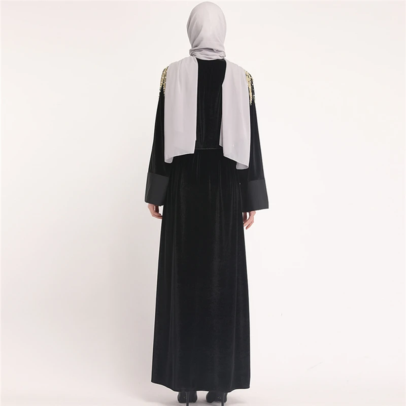 2020 скромное мусульманское платье Цветочная Абая для женщин элегантные длинные