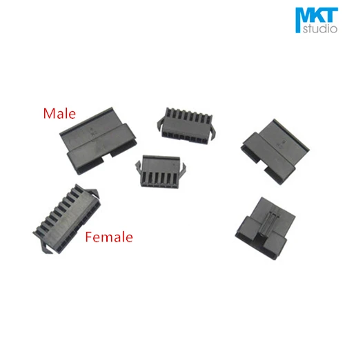 100 шт. серии SM SM2.54 Штыревой разъем 2 54 мм с наружной резьбой 6P 7P 8P|sm plug|housing connectorl
