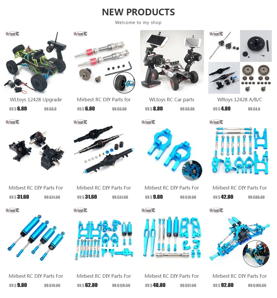 WLtoys 12428 обновленные детали 3300KV бесщеточный мотор 60A ESC сервопривод набор питания компоненты Третий канал переключатель металлический Дифференциальный