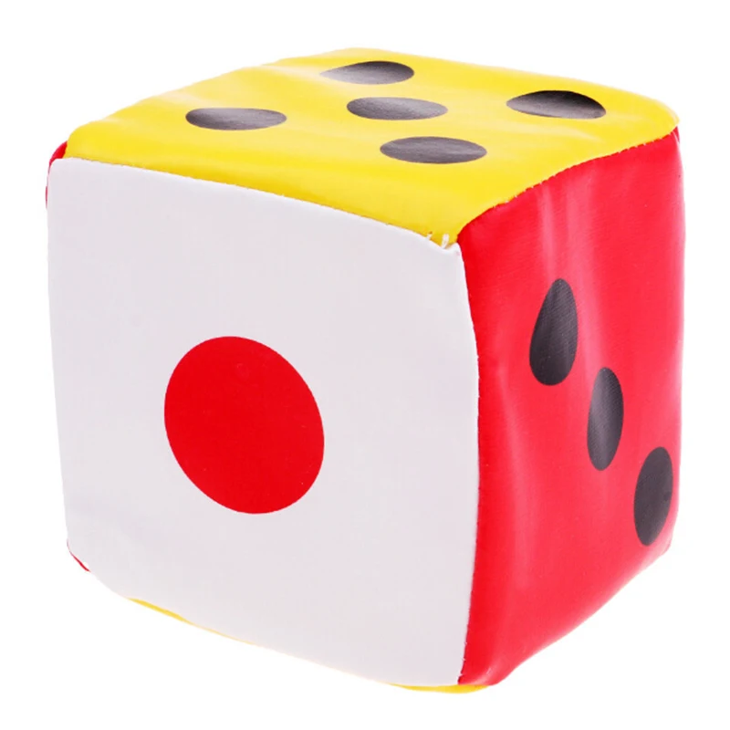 Губка игральные кости шестигранники место для игры игрушка изучения математики