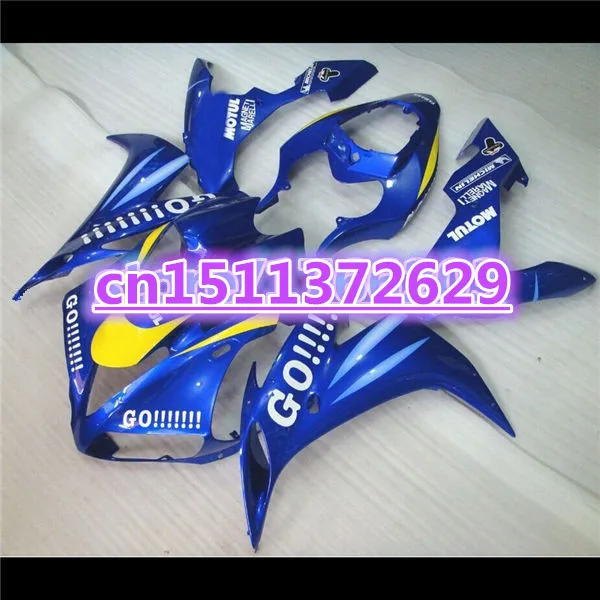 

Комплект обтекателей для YZF R1 04 05 06 YZF-R1 04-06 YZF1000 blue YZF R1 2004 2005 2006 Обтекатели детали