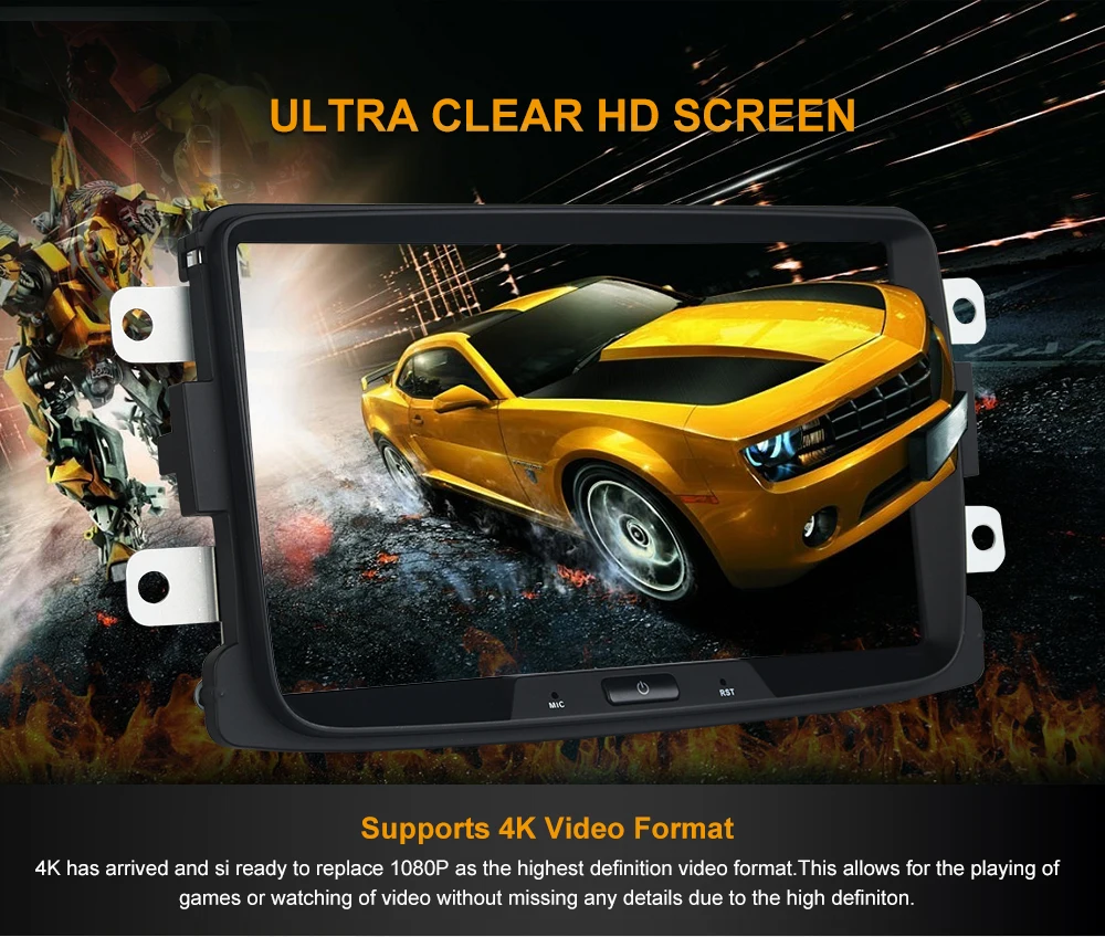 " HD цифровой сенсорный экран 1080P видео Android 9,0 автомобильное радио gps для Renault Duster Dacia Sandero Captur Lada Xray 2 Logan 2