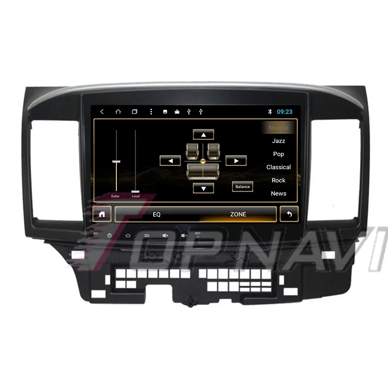 Автомобильные 2 Din плееры для Mitsubishi Lancer EX 2010 2011 2012 2013 2014 2015 2016 Android 8 1 10 ''Topnavi