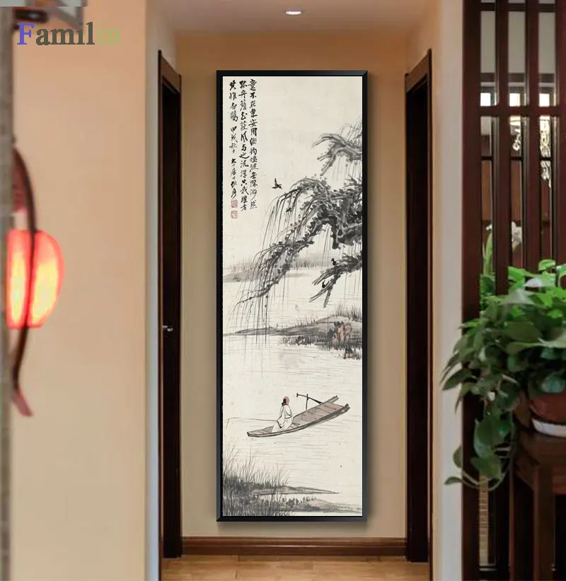 

Художественные полотна Familin "Zhang Daqian Affiche", Китайский стиль