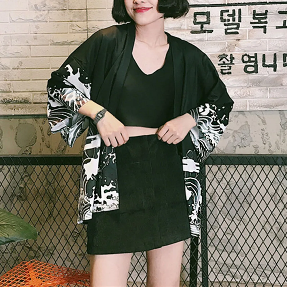 Febelle New Women Casual Loose Long Sleeve Sun Protection Print Knitted Tops Cardigan Cool Thin Outwear Coat Top Clothes#278810 | Женская