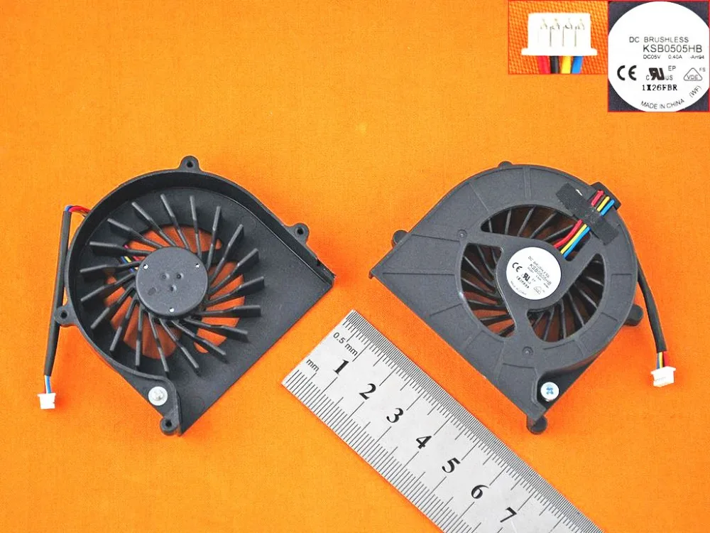 

New Laptop Cooling Fan for Toshiba C600 C655 C650 L630 4Pin P/N KSB0505HB AH94 CPU Cooler Radiator