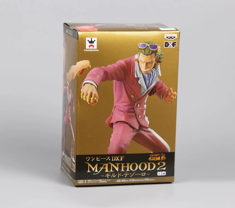 100% оригинальная Коллекционная Фигурка Banpresto DXF MANHOOD 2 позолоченная Tesoro из цельной