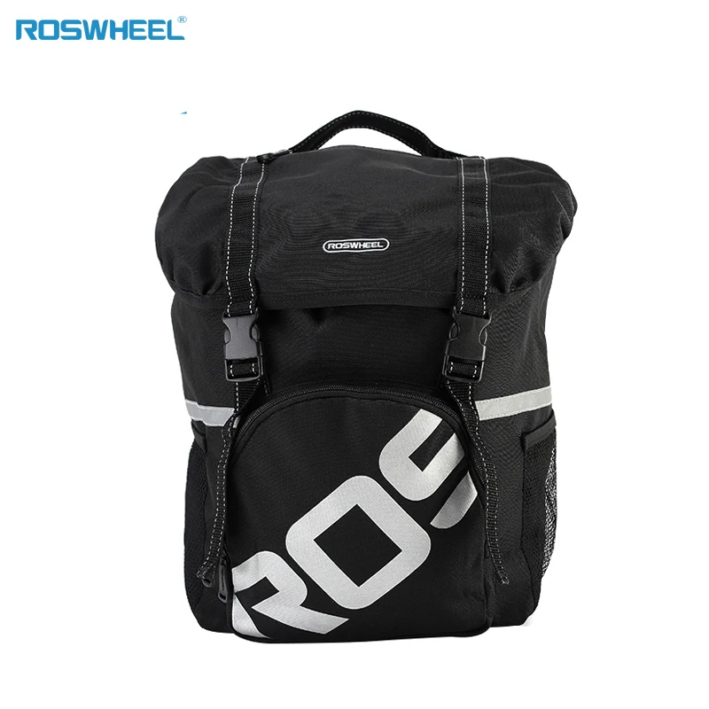 ROSWHEEL 15L водостойкая велосипедная задняя Сумка для велосипеда прочная сумка