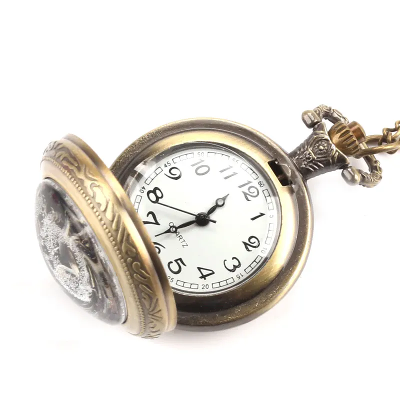 Vintage New Dragon Mark Quartz Pocket Watch for Men Women Pendant Game of Thrones Full Hunter House Targaryen Cool Gifts | Наручные часы