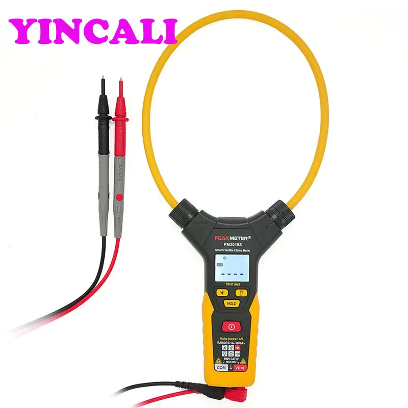 Новый PM2019S умный AC цифровой гибкий клещи мультиметр ручное напряжение тока