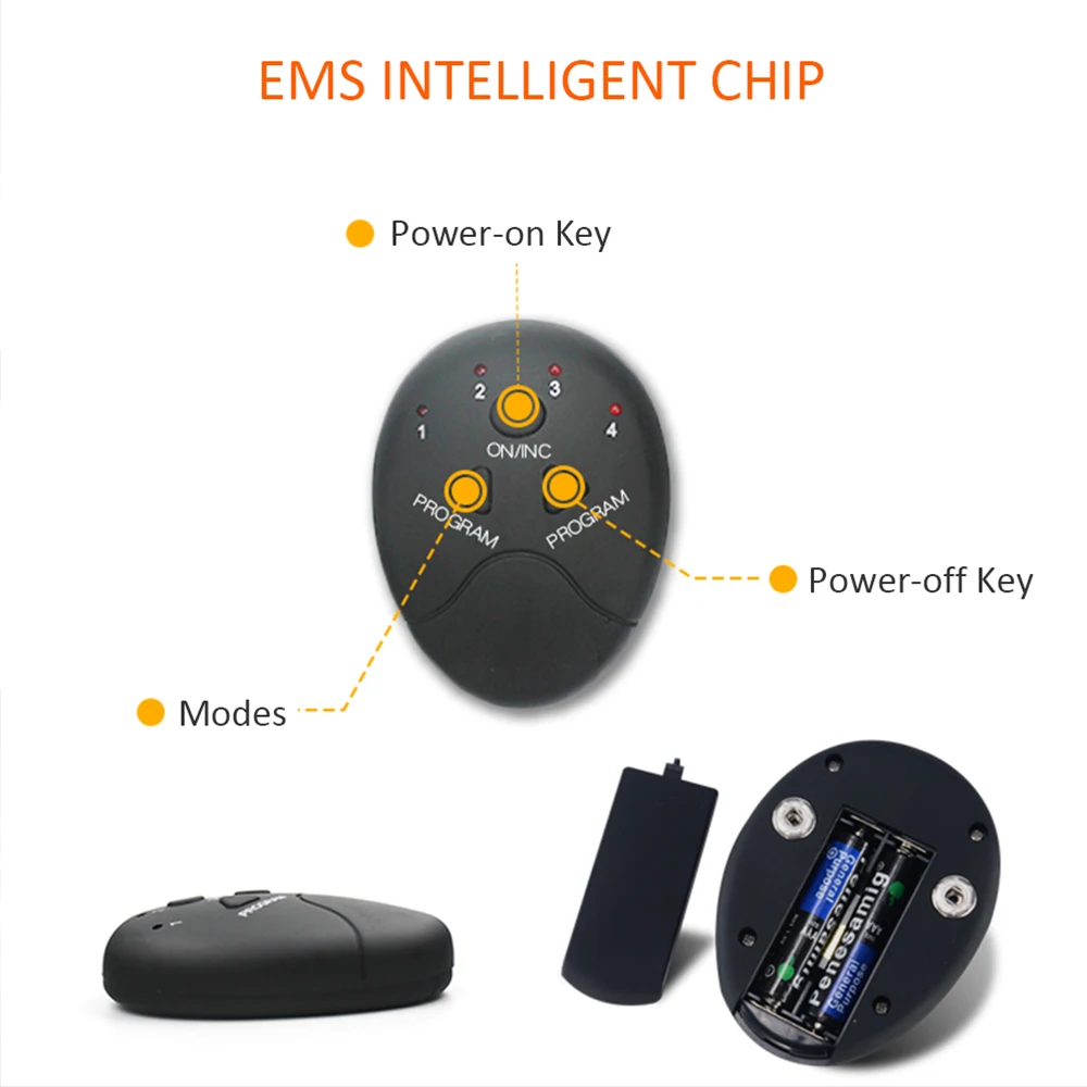 Тренажер для мышц брюшной полости массажный стимулятор Ems Электрический