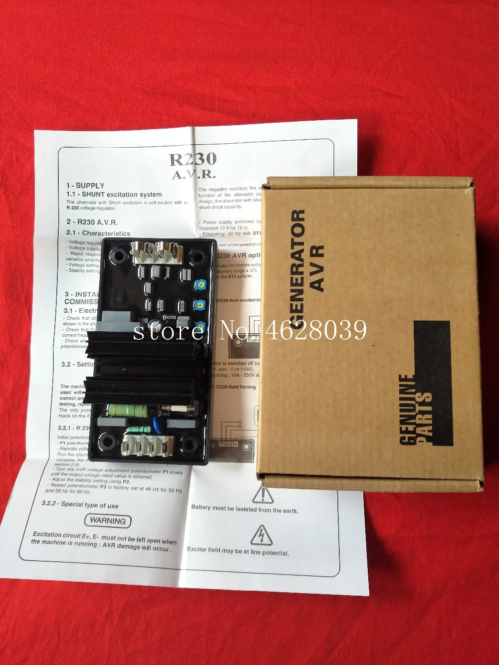Спичка Leroy Somer дизельный генератор AVR R230 регулятор напряжения по лучшей цене с